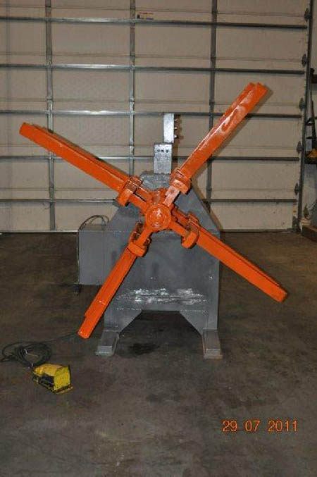 4,000 Lb EGAN #M-400-18 Motorized Uncoiler, 18 Mandrel, 16 to 20 ID, 72 OD