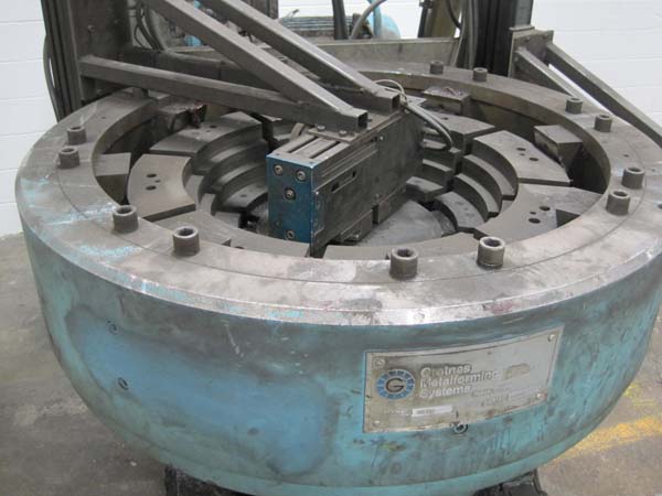 GROTNES MODEL 972745 HEAVY DUTY VERTICAL TYPE METAL FORMING & SHRINKING SYSTEM