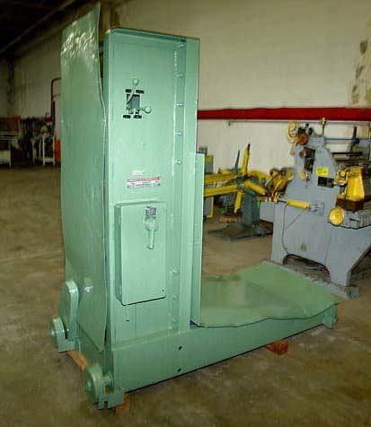 10,000 Lb REVOLVATOR Coil Car, 72 OD, 55 L V Bed, 24 Lift, Cable Reel