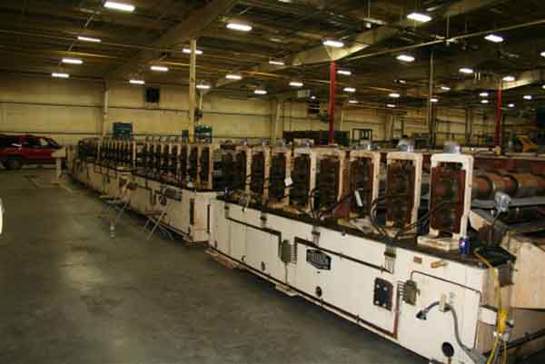 32-Stand TISHKEN Roll Former, 4-1/2 Spdl, 70 RS, 18 Horiz, 8 - 11 Vert