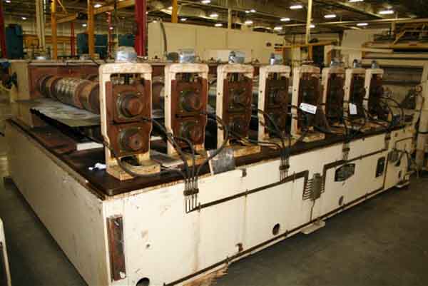 32-Stand TISHKEN Roll Former, 4-1/2 Spdl, 70 RS, 18 Horiz, 8 - 11 Vert