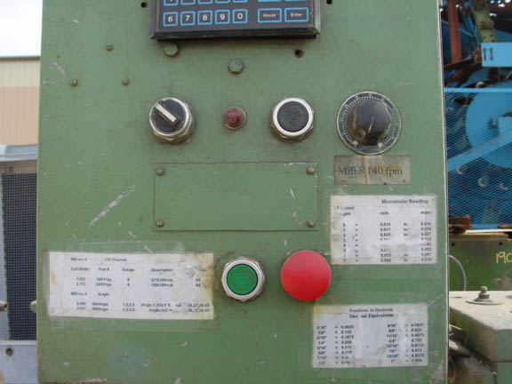 7-Stand ARDCOR Roll Former, 1-3/4 Spdl, 10 RS, 14 Horiz, 4 - 7 Vert, 10 HP