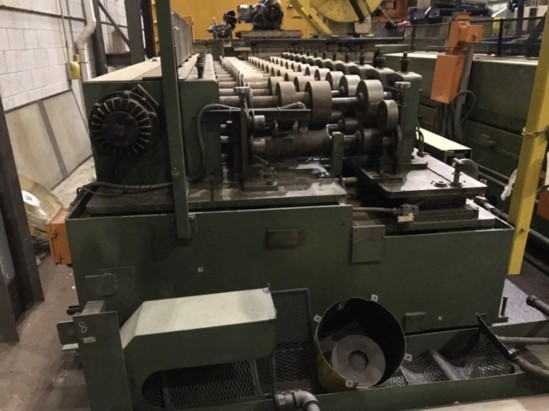 24-Stand TISHKEN Roll Former, 3 Spdl, 30 to 40 RS, 14 Horiz, 6 to 8 Vert