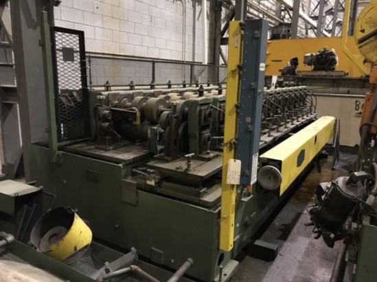 24-Stand TISHKEN Roll Former, 3 Spdl, 30 to 40 RS, 14 Horiz, 6 to 8 Vert