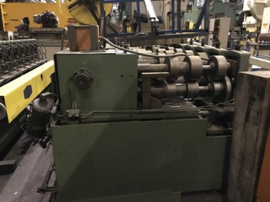 24-Stand TISHKEN Roll Former, 3 Spdl, 30 to 40 RS, 14 Horiz, 6 to 8 Vert