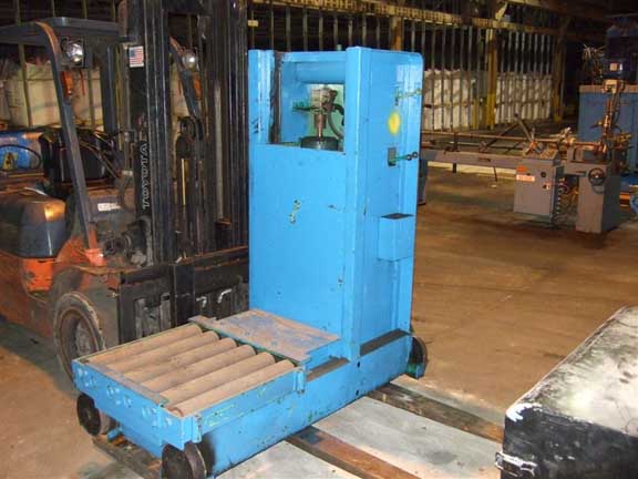 10,000 Lb REVOLVATOR Floor Type Coil Car, 30 x 24 Conv Deck, 16 Lift