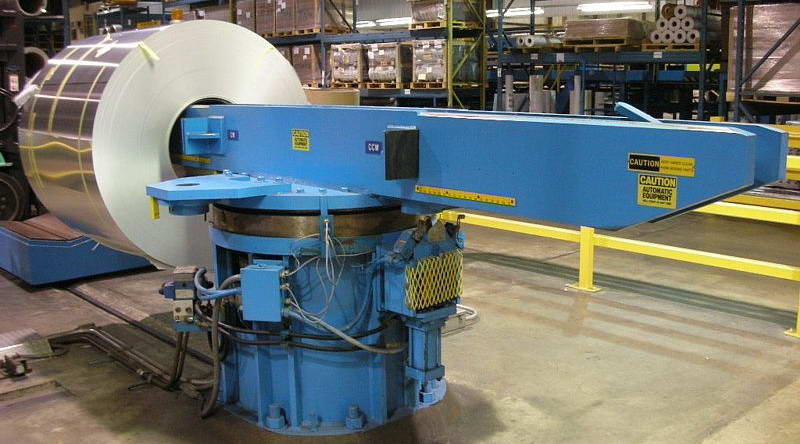 15,000 Lb LOOPCO 2-Arm Turnstile, 72 OD, 49.5 Arm Length, 81.187 Swing Radius