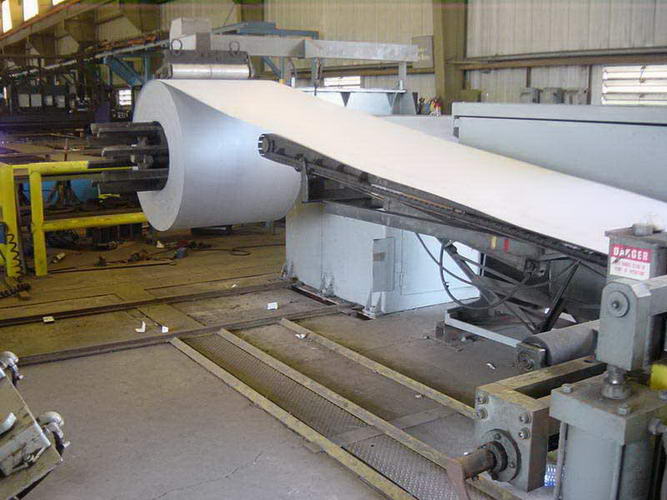 72 x .141 x 25,000 Lb ROWE Cut-To-Length Line, Stacker