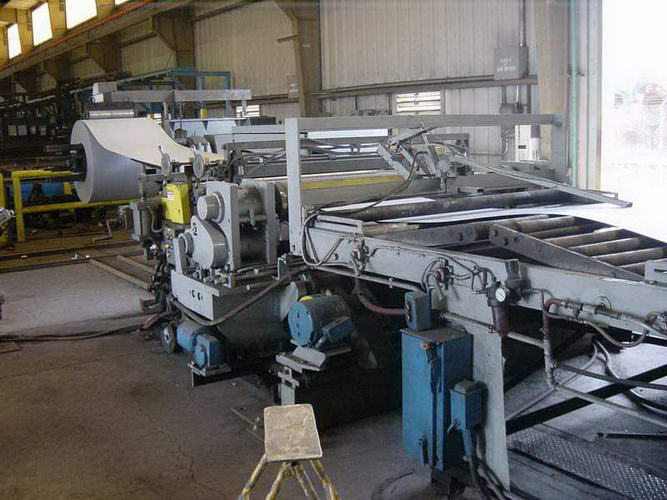 72 x .141 x 25,000 Lb ROWE Cut-To-Length Line, Stacker