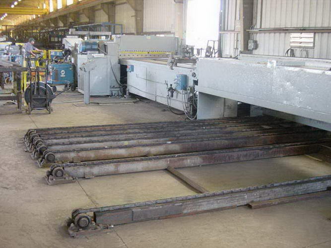 72 x .141 x 25,000 Lb ROWE Cut-To-Length Line, Stacker