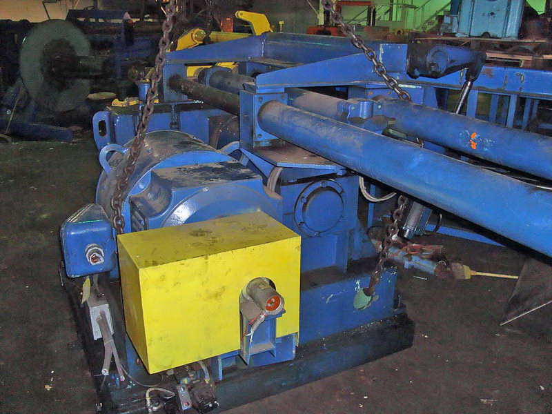 20,000 Lb WEAN Recoiler, 16 Dia x 61 Face Drum, Hyd Push-Off, 75 HP