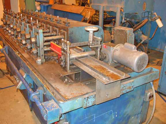 10-Stand PEARSON Roll Former, 1.5 Spdl, 8.5 RS, 8 Horiz, 1 Vert, 10 HP