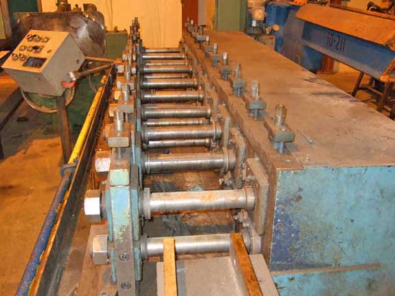 10-Stand PEARSON Roll Former, 1.5 Spdl, 8.5 RS, 8 Horiz, 1 Vert, 10 HP