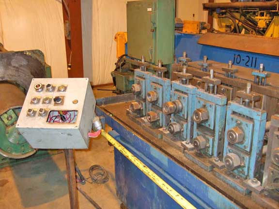 10-Stand PEARSON Roll Former, 1.5 Spdl, 8.5 RS, 8 Horiz, 1 Vert, 10 HP