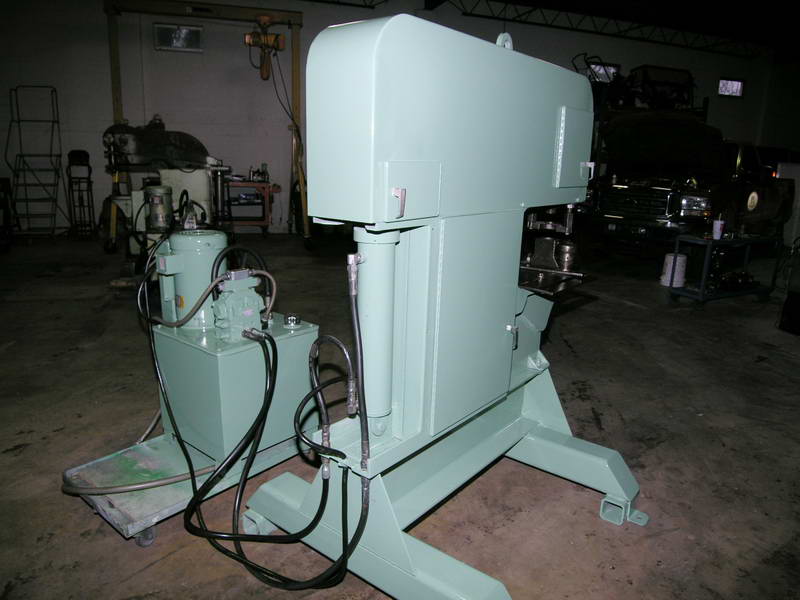 120 Ton PIRAHNA Punch, 1-1/2 Hole @ 1 to 5 Hole @ 1/4 , 21.5 Throat, 10 HP