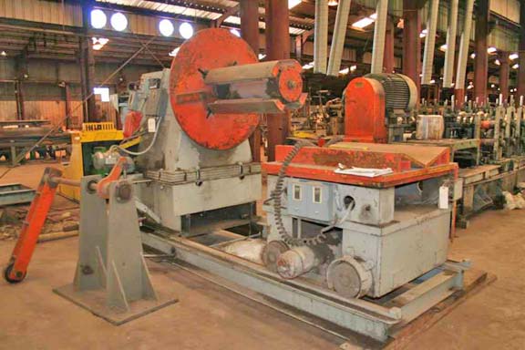 10,000 Lb DAHLSTROM Coil Reel, 20 to 24 ID, 32 Width, Coil Car