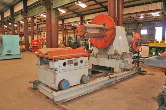 10,000 Lb DAHLSTROM Coil Reel, 20 to 24 ID, 32 Width, Coil Car