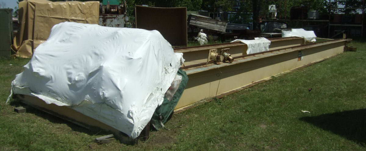 10 Ton CHECO Bridge Crane, 60' Span, 43' Lift, Sheppard Niles Hoist & Trolley