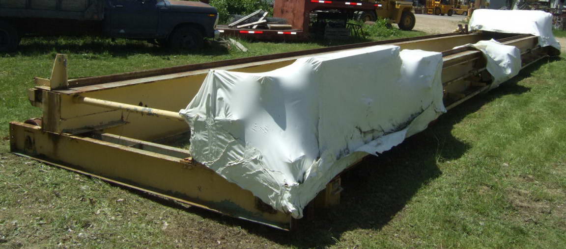 10 Ton CHECO Bridge Crane, 60' Span, 43' Lift, Sheppard Niles Hoist & Trolley