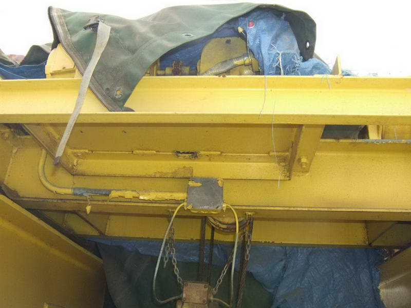 10 Ton CHECO Bridge Crane, 60' Span, 43' Lift, Sheppard Niles Hoist & Trolley