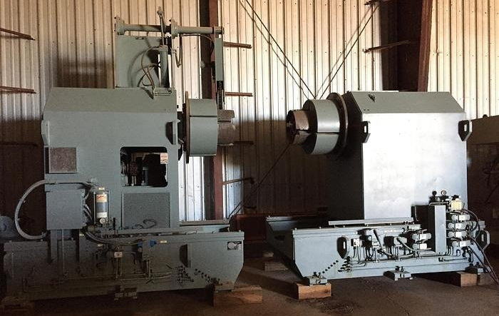 75,000 Lb SESCO Twin Mandrel Uncoiler, 20 to 26 ID, 72 OD, 10 to 84 Width
