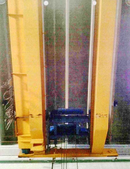 22.7 Ton DEMAG Bridge Crane, 66'8 Span, 32' Lift, Pendant, 2-Speed, Refurbed