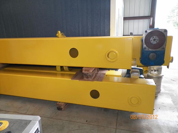 22.7 Ton DEMAG Bridge Crane, 66'8 Span, 32' Lift, Pendant, 2-Speed, Refurbed