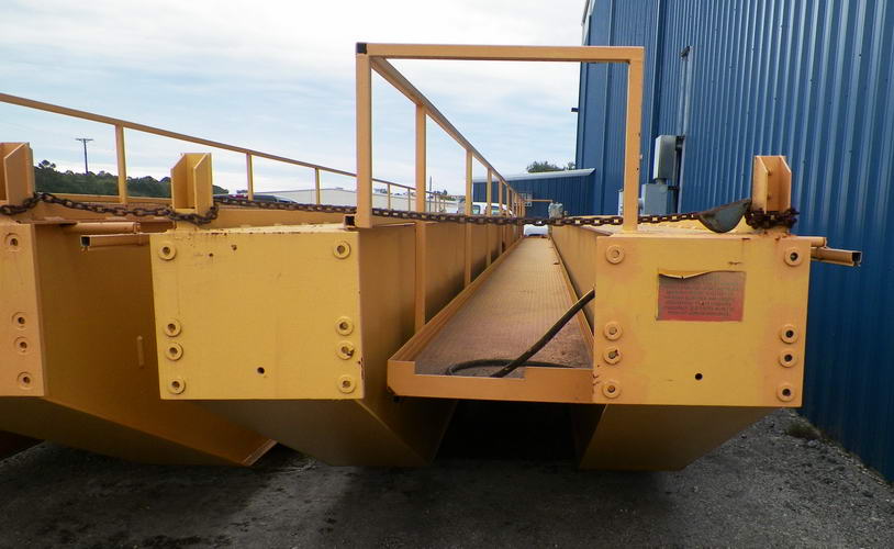 22.7 Ton DEMAG Bridge Crane, 66'8 Span, 32' Lift, Pendant, 2-Speed, Refurbed