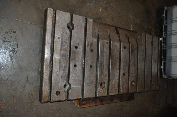 Bolster Plate, 64 x 30 x 4 Thick, T-Slotted