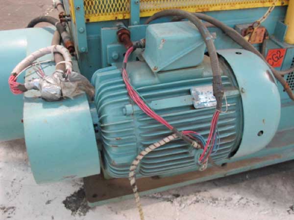 50 Ton TISHKEN Cut-Off, 6-Post, 1-1/2 Str, 11 SH, 72 x 32 Bed/Ram, 20 HP