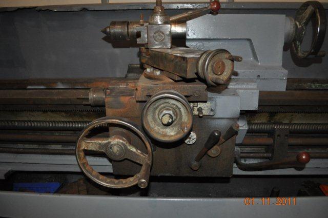 17 x 120 cc CLAUSING Engine Lathe, 3 Spdl Hole, Inch/Metric, 3 & 4-Jaw Chuck