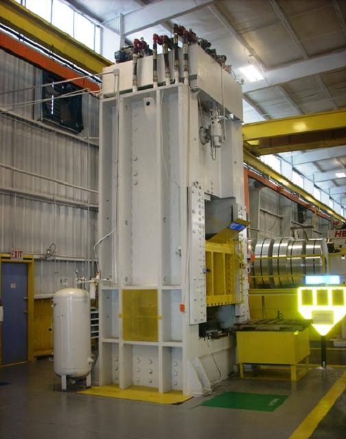 600 Ton PACIFIC Hydraulic Press, 30 Str, 40 Dylt, 67 x 60 Bed, 100 and 50 HP