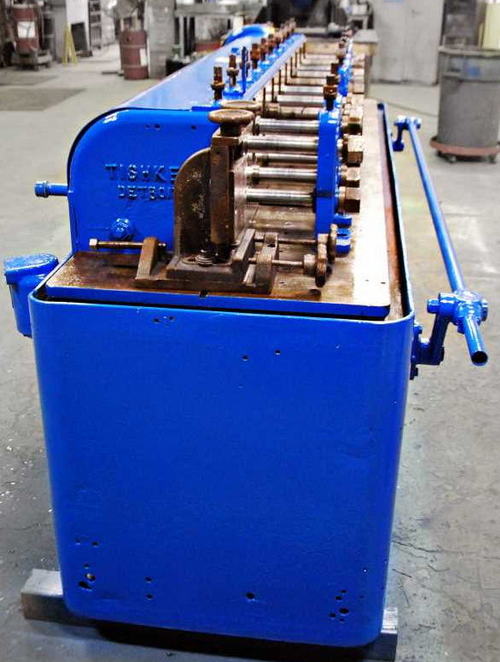 10-Stand TISHKEN Roll Former, 1-1/2 Spdl, 6 RS, 8 Horiz, 4 - 5 Vert, 20 HP
