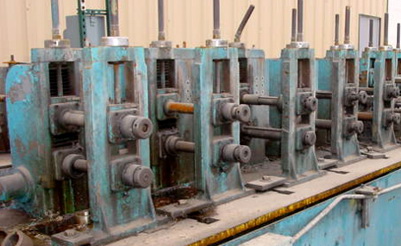 10-Stand YODER Roll Former, 1-1/2 Spdl, 8 RS, 18 Horiz, 4 - 9 Vert, 25 HP