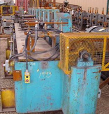 10-Stand YODER Roll Former, 1-1/2 Spdl, 8 RS, 18 Horiz, 4 - 9 Vert, 25 HP