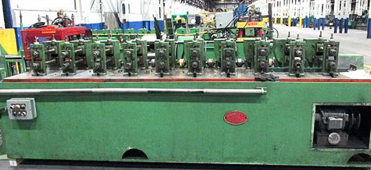 10-Stand B & K / MV Roll Forming Line, 1-1/4 Spdl, 10 RS, 12 Hor, 4 - 5 Ver