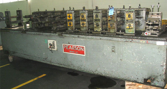 10-Stand PEARSON Roll Former, 1-3/4 Spdl, 12 RS, 12 Horiz, 5 - 6 Vert