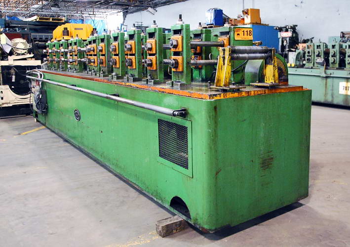 12-Stand B & K / MV Roll Form Line, 1-1/2 Spdl, 12 RS, 14 Horiz, 4 - 6 Vert