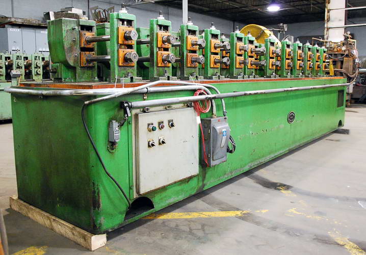 12-Stand B & K / MV Roll Form Line, 1-1/2 Spdl, 12 RS, 14 Horiz, 4 - 6 Vert