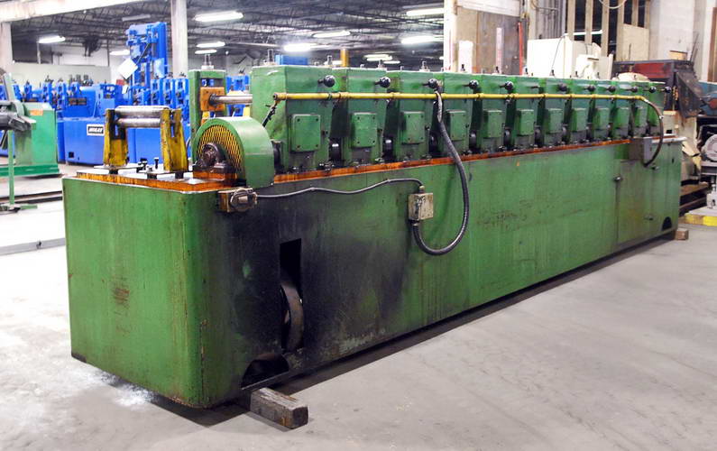 12-Stand B & K / MV Roll Form Line, 1-1/2 Spdl, 12 RS, 14 Horiz, 4 - 6 Vert