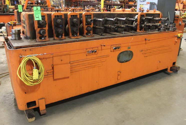12-Stand TISHKEN Roll Former, 1.5 Spdl, 10 RS, 9 Horiz, 4 to 6.5 Vert