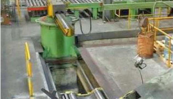 60 x 9 x 50,000 Lb SACMA Slitting Line With Banding Line