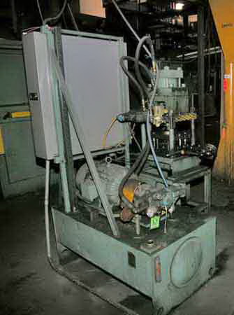 20 Ton COLUMBIA Model 200-20 Hydraulic Press, Air Feed, PLC Control