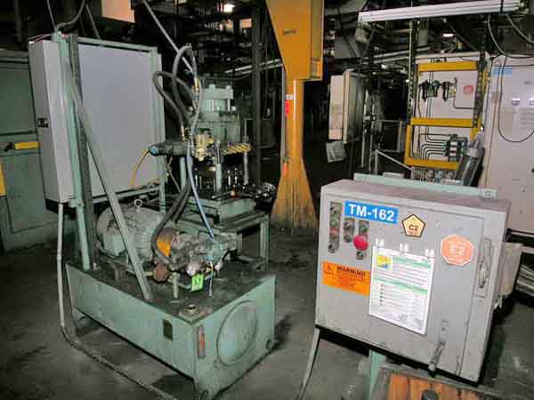 20 Ton COLUMBIA Model 200-20 Hydraulic Press, Air Feed, PLC Control