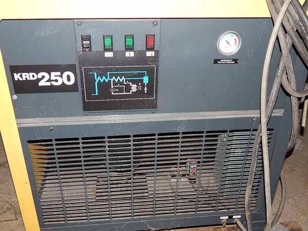 250 SCFM @ 100 PSIG @ 100 Deg KAESER Refrigerated Air Dryer, 300 PSIG Max