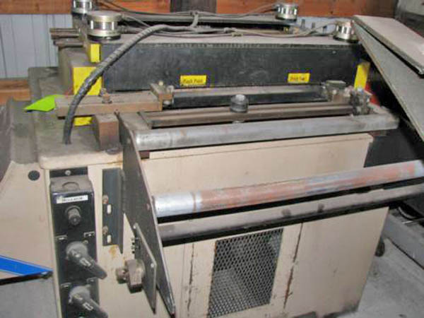 .100 x 30 PRE 3 Over 4 Straightener, Bottom Rolls Driven, Entry/Exit Pinch