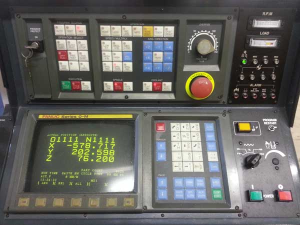 52 X, 30 Y, 22 Z LEADWELL MCV-1300D Vert Machining Center, 67 x 27.5 Table