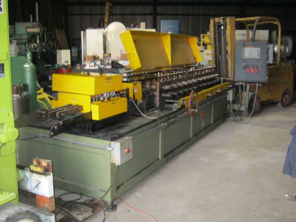 12-Stand CUSTOM ROLL FORM Roll Former, 1-1/4 Spdl, 8 Horiz, 4 (1 Adj) Vert