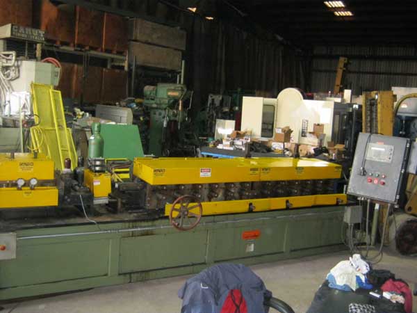 12-Stand CUSTOM ROLL FORM Roll Former, 1-1/4 Spdl, 8 Horiz, 4 (1 Adj) Vert