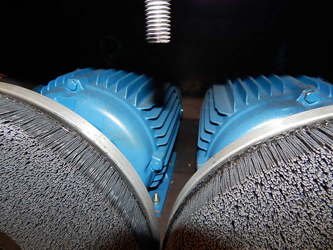 CUSTOM BUILT Double End Brush Deburrer